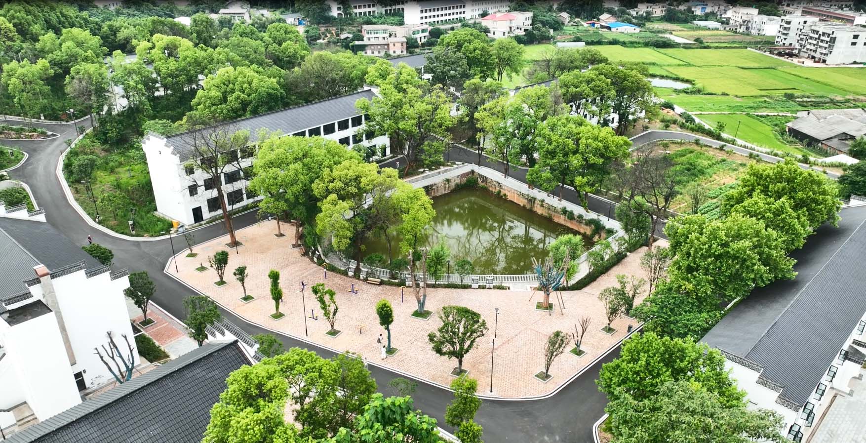 俯瞰華遠康養(yǎng)中心，優(yōu)美的環(huán)境